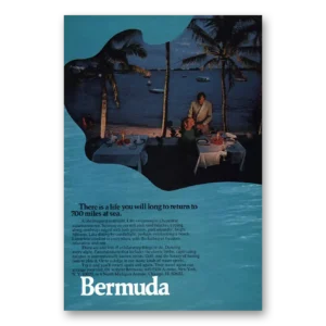 1970 Bermuda Print Ad | Long To Return