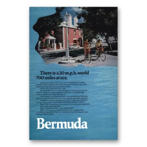 1970 Bermuda Print Ad | 20mph World