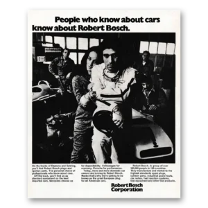 1970 Robert Bosch Print Ad | Know About Cars