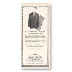 1970 Brooks Brothers Print Ad | Blazer