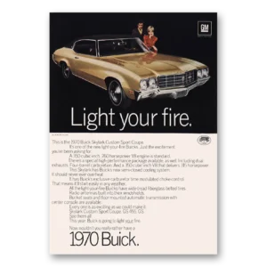 1970 Buick Skylark Print Ad | Sport Coupe