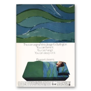 1970 Burlington Domestics Print Ad | Vera