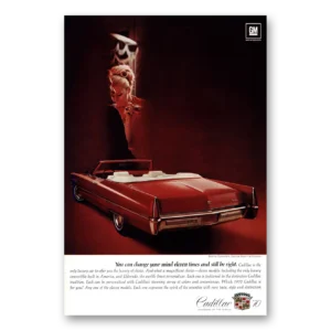 1970 Cadillac DeVille Print Ad | Change Mind