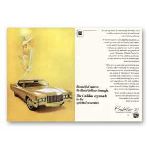 1969 Cadillac Print Ad | Beautiful Stance