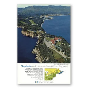 1970 Nova Scotia Canada Print Ad | Keltic Lodge Ingonish, Cape