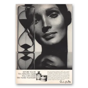 1970 Charles of the Ritz Print Ad | Ten Minutes Older