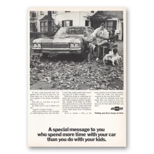 1969 Chevrolet Impala Print Ad | Spend More Time