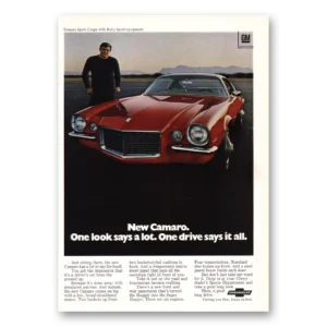 1970 Chevrolet Camaro Print Ad | One Look Says A Lot