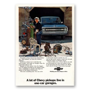 1970 Chevrolet Pickup Print Ad | One Car Garages