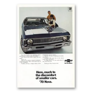 1970 Chevrolet Nova Print Ad | Smaller Cars