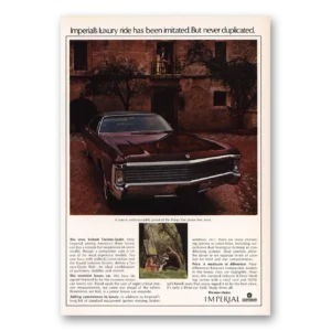 1970 Chrysler Imperial Print Ad | Luxury Ride