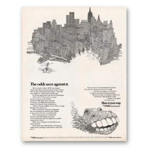 1970 CNA Insurance Print Ad | Odds
