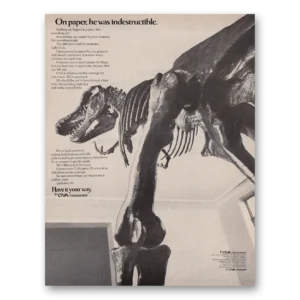1970 CNA Insurance Print Ad | On Paper