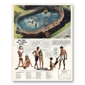 1970 Coleco Swimming Pool Print Ad | We Love