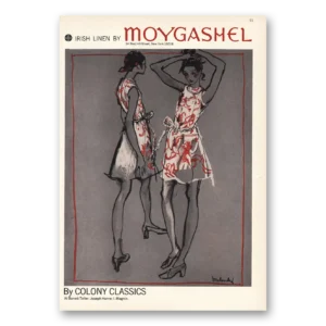 1970 Colony Classics Print Ad | Irish Linen Moygashel