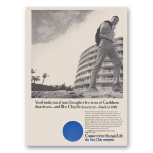 1970 Connecticut Mutual Life Print Ad | Caribbean