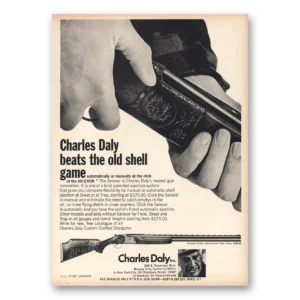 1970 Charles Daly Shotgun Print Ad | Selexor Beats