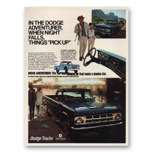 1969 Dodge Adventurer Print Ad | Adventurer
