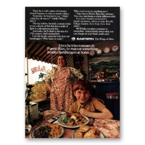 1970 Eastern Airlines Print Ad | Tostones