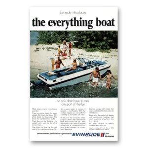 1970 Evinrude Print Ad | Everything Boat