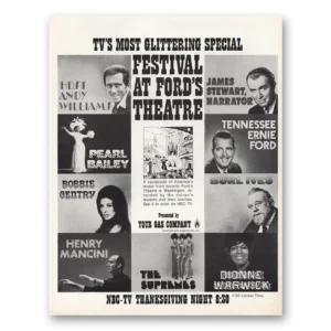 1970 NBC National Broadcasting Print Ad | Fords Theatre