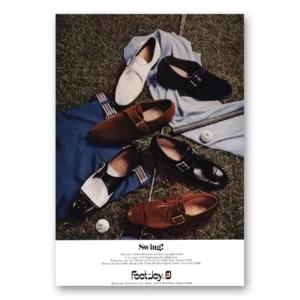 1970 Foot Joy Shoes Print Ad | Swing