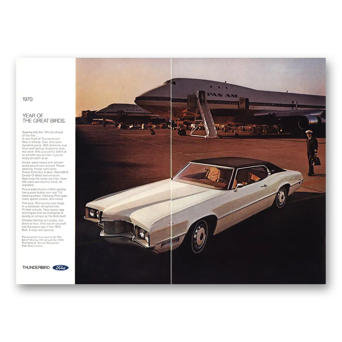 1969 Ford Thunderbird Print Ad | Year Great Birds