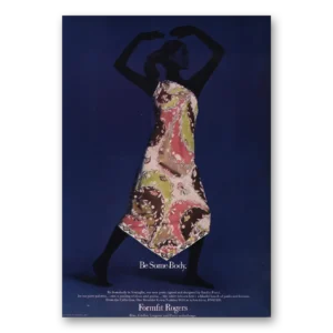 1970 Formfit Rogers Print Ad | Be Some Body Ventaglio