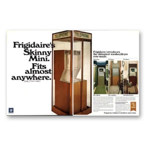 1970 Frigidaire Washer Print Ad | Skinny Mini