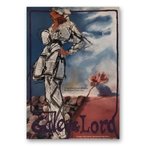 1970 Galey & Lord Print Ad | Donald Brooks