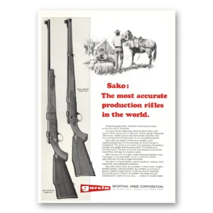 1970 Garcia Sporting Arms Print Ad | Sako Sporter
