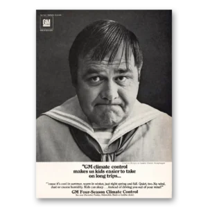 1970 GM Four Season Climate Control Print Ad | Jonathan Winters