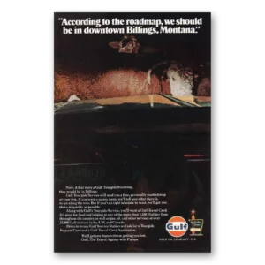1970 Gulf Oil Print Ad | Downtown Billings