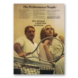 1970 Manufacturers Hanover Print Ad | Trust Performance