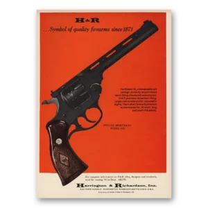 1970 Harrington & Richardson Arms Print Ad | Model 999