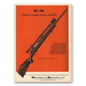 1970 Harrington & Richardson Arms Print Ad | Model 370
