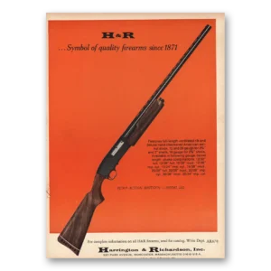 1970 Harrington & Richardson Arms Print Ad | Model 442
