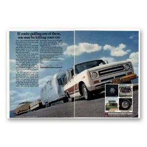 1970 International Harvester Travelall Print Ad | Killing Your Car