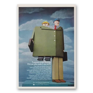 1970 Irving Trust Company Print Ad | Corporate Merger