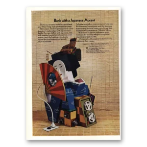 1970 Irving Trust Company Print Ad | Japanese Accent