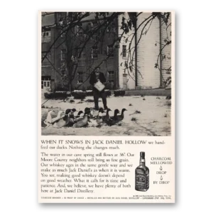 1970 Jack Daniels Print Ad | Snows