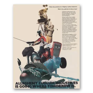 1970 Allegheny Ludlum Print Ad | Leisure Time