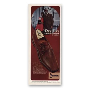 1970 Jarman Shoes Print Ad | Rex Flex