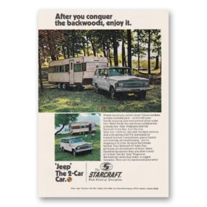 1970 Jeep Wagoneer Print Ad | Conquer Backwoods