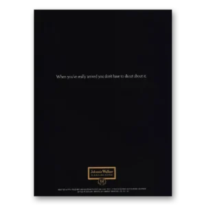 1970 Johnnie Walker Black Label Print Ad | Shout About It