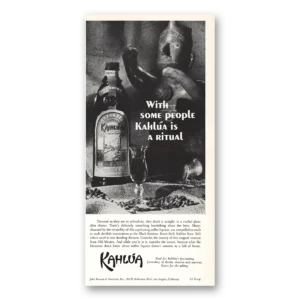 1970 Kahlua Print Ad | Ritual