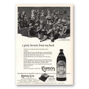 1970 Kahlua Print Ad | Party Favorite From Way Back