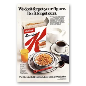 1970 Kelloggs Special K Print Ad | Don't Forget