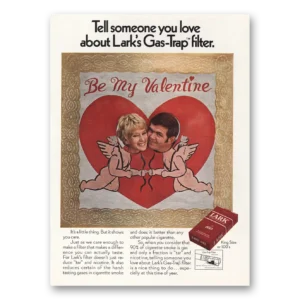 1970 Lark Cigarettes Print Ad | Valentine