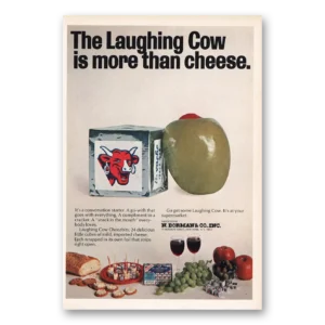 1970 Laughing Cow Cheese Print Ad | Starter